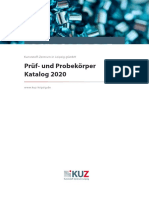 Formteilkatalog Pruef - Und Probekoerper KUZ