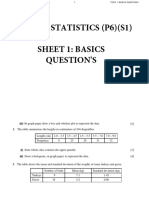 Basic Stats Questions