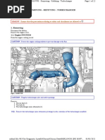 BERLINGO (B9) - B1HG018VP0 - Removing - Refitting Turbocharger