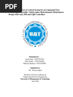 Design and Analysis of Control System For An Unmanned FreeSwimming Submersible Vehicle Under Hydrodynamic Disturbances Design With Lead, PID and LQR Controllers