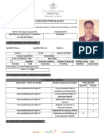 Formulario único de postulación licenciatura en enfermería