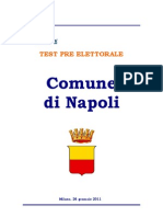 Elezioni Napoli - sondaggio euromedia