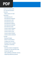 Azure IoT Fundamentals