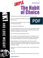 Sample: The Habit of Choice