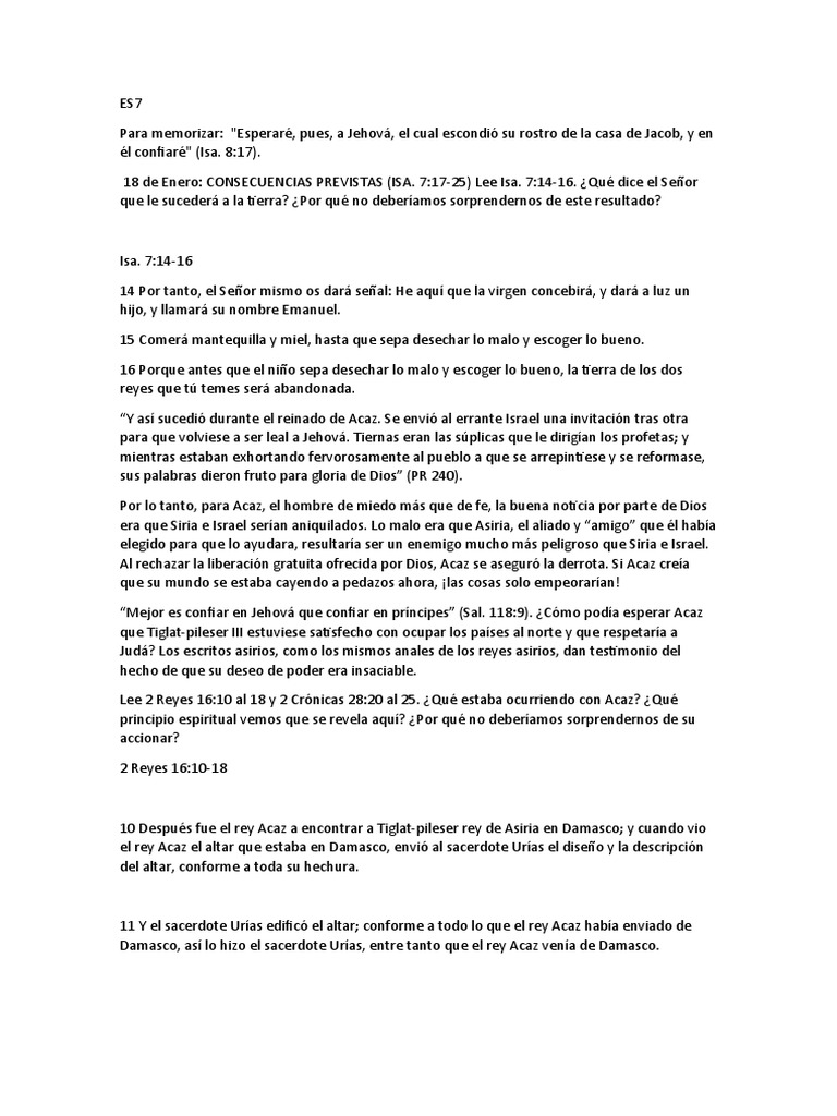 Historia del Rey Acaz y su Alianza con Asiria | PDF | Altar | Asiria