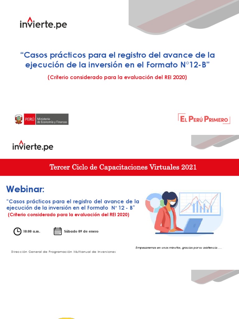 Capacitacion - 2021 - 01 - 09 Formato 12B | PDF | Inversiones | Economias