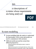 System Models Abstract Descriptions of Systems Whose Requirements Are Being Analysed