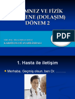 Anamnez Ve Fi̇zi̇k Muayene (Dolaşim