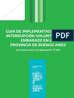 Guía de Implementación de La Interrupción Voluntaria Del Embarazo