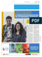PEN2036 | Proyecto Educativo Nacional promueve el bienestar socioemocional de los peruanos y peruanas