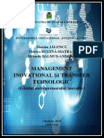 Manual - MANAGEMENT INOVATIONAL SI TRANSFER TEHNOLOGIC PDF