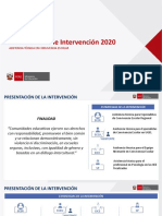 05 Presentación de La Intervención 2020 - UGEL - DE - LIMA METROPOLITANA - NUEVOS SP