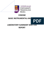 CHM260 Lab Report Submission