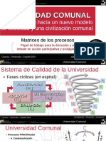 UNIVERSIDAD COMUNAL - Matrices de Procesos