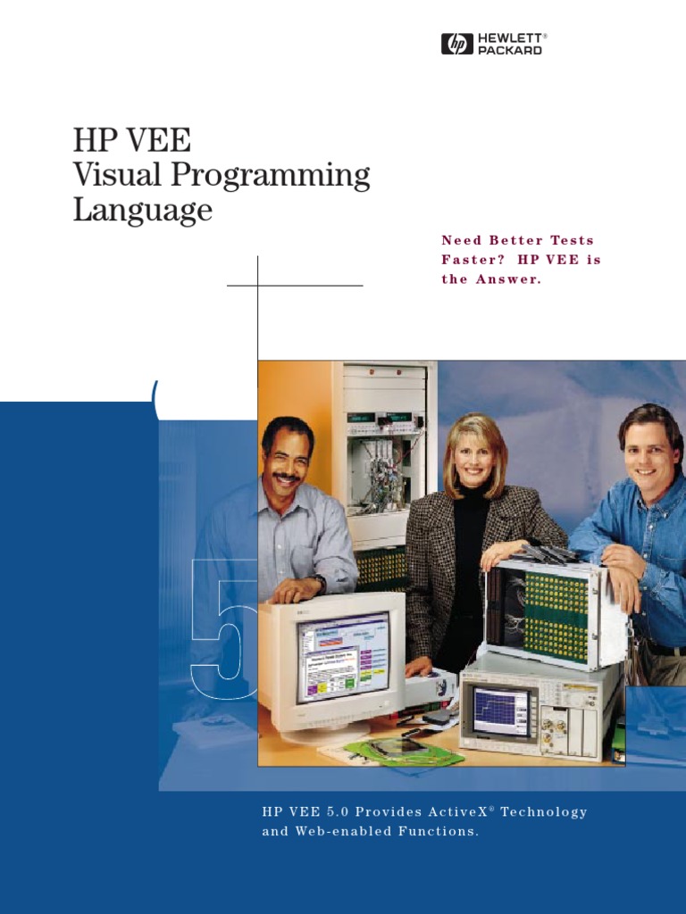 HP VEE 5 Visual Programming Language, Broshure. HP. 1998 | PDF ...