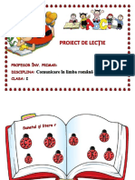 PROIECT DE LECŢIE CLR ORA 1