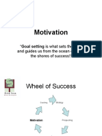 Motivation: "Goal Setting Is What Sets The Sails and Guides Us From The Ocean of Life To The Shores of Success!!