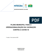 Plano Municipal de Imunização Covid 2021 (1ª Versão)