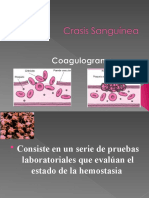 Crasis Sanguínea