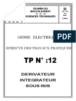 TP_12_Dérivateur Intégrateur  -corrigés