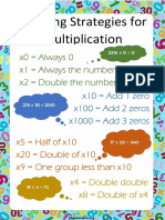 Multiplication Thinking Strategies