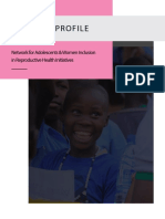 Network For Adolescents and Women Inclusion in Reproductive Health Initiatives (NAWIRI) - Organization Profile 2021.