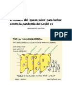 The Swiss Cheese Model of Defense Sars-Cov-2