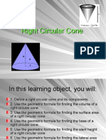 Right Circular Cone