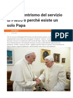 Card. Muller, Il Servizio Di Pietro