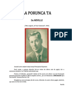 Neville Goddard La Porunca Ta 1939