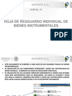 Hoja de Resguardos PDF