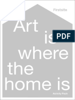 Is Where The Home Is Art: Activity Pack