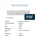 CURRICULUM ViTAE