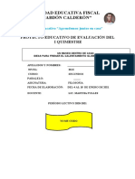 Proyecto 1er Quimestre Segundos 20 - 21