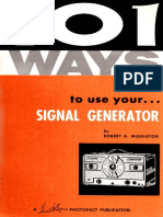 SAMS 101 Ways To Use Your Signal Generator 1963