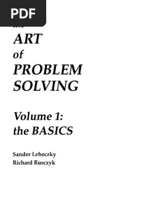 Sandor Lehoczky, Richard Rusczyk - The Art of Problem