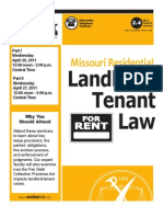 MoBarCLE Missouri Residential Landlord-Tenant Seminar