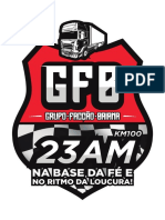 Escudo GFB para Camisa Preta