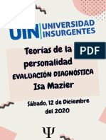 EVALUACIÓN DIAGNÓSTICA Isa Mazier