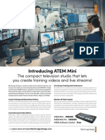 Introducing ATEM Mini: The Compact Television Studio That Lets You Create Training Videos and Live Streams!