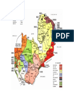 Map of Zambia and Tribes