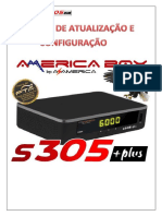 Tutorial Atualização e Configuração do Amercia Box S305 PLUS