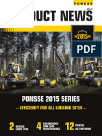 PONSSE Product News 2015 ENG