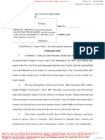 Mary Trump Lawsuit vs. Donald Trump et al