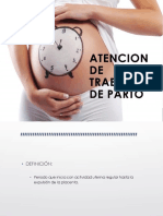 Atencion Trabajo de Parto Diapositivas