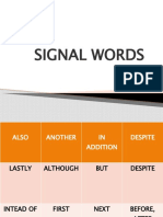 Signal Words