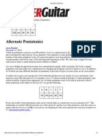 Alternate Pentatonic Scales