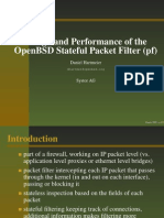 Design and Performance of the OpenBSD Statefull Packet Filter - Slides