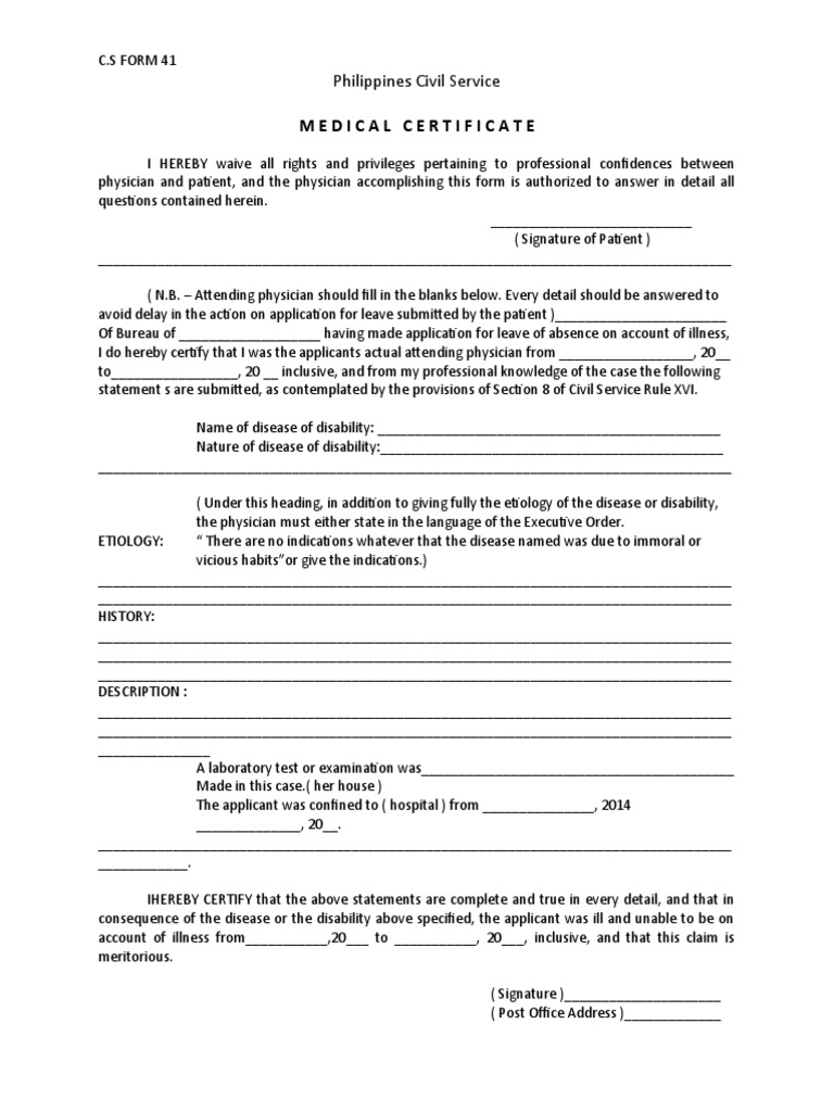 Medical Certificate for Maternity Leave | PDF | Medicine | Health Care