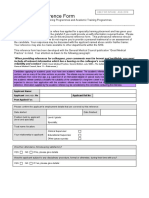 Structured Reference Form